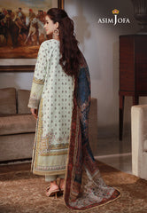 Asim Jofa Asra '23 Ajas-08 Embroidered Cambric (3-Pcs)