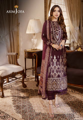 Asim Jofa Asra '23 Ajas-29 Embroidered Cambric (3-Pcs)
