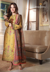 Asim Jofa Asra '23 Ajas-33 Embroidered Cambric (3-Pcs)