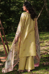 The Silent Pine Tale | Afsanah By Ramsha Unstitched 3 Piece Summer Suit-AL-106