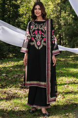 The Silent Pine Tale | Afsanah By Ramsha Unstitched 3 Piece Summer Suit-AL-109