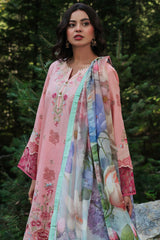 The Silent Pine Tale | Afsanah By Ramsha Unstitched 3 Piece Summer Suit-AL-110