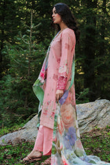 The Silent Pine Tale | Afsanah By Ramsha Unstitched 3 Piece Summer Suit-AL-110