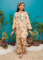 Modest Stitched 2 Piece Spring Summer Suit-Soft Bloom