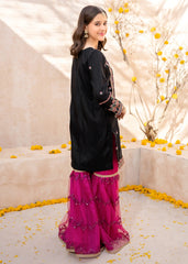 Meethi Eid By Modest Rawsilk Embroidered 3 Pc Gharara