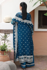 Saiyara By Imrozia Serene Unstitched 3 Piece Luxury Formals Suit-I-232 AZURA