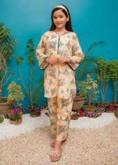 Modest Stitched 2 Piece Spring Summer Suit-Soft Bloom