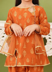 Modest Stitched 3 Piece Kids Festive Vol-01 Suit-10170-Mst