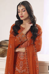 Aura By Soghat Unstitched 3 Piece Luxury Chiffon Formals Suit-Arwen