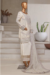 Mahpara by Sada Bahar Stitched 3 Piece Festive Formals Vol-16 Suit-B-30-Off White