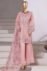 Mahpara By Sada Bahar Stitched 3 Piece Festive Formal Limited Edition Suit-B-33 PEACH
