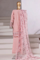 Mahpara By Sada Bahar Stitched 3 Piece Festive Formal Limited Edition Suit-B-33 PEACH