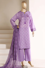 Sada Bahar Stitched 3 Piece Printed Lawn Vol-05 Suit-PR- 87A LILAC