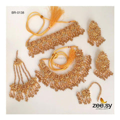 Iris Bridal-0138 Champagne - Zeesy Jewellery