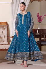 Eid E Milan By Al Siyaab Stitched 3 Piece Formals Suit-Bahaar-Peacock