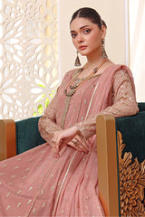 Eid E Milan By Al Siyaab Stitched 3 Piece Formals Suit-Bahaar-Tea Pink