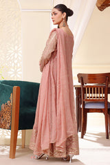 Eid E Milan By Al Siyaab Stitched 3 Piece Formals Suit-Bahaar-Tea Pink