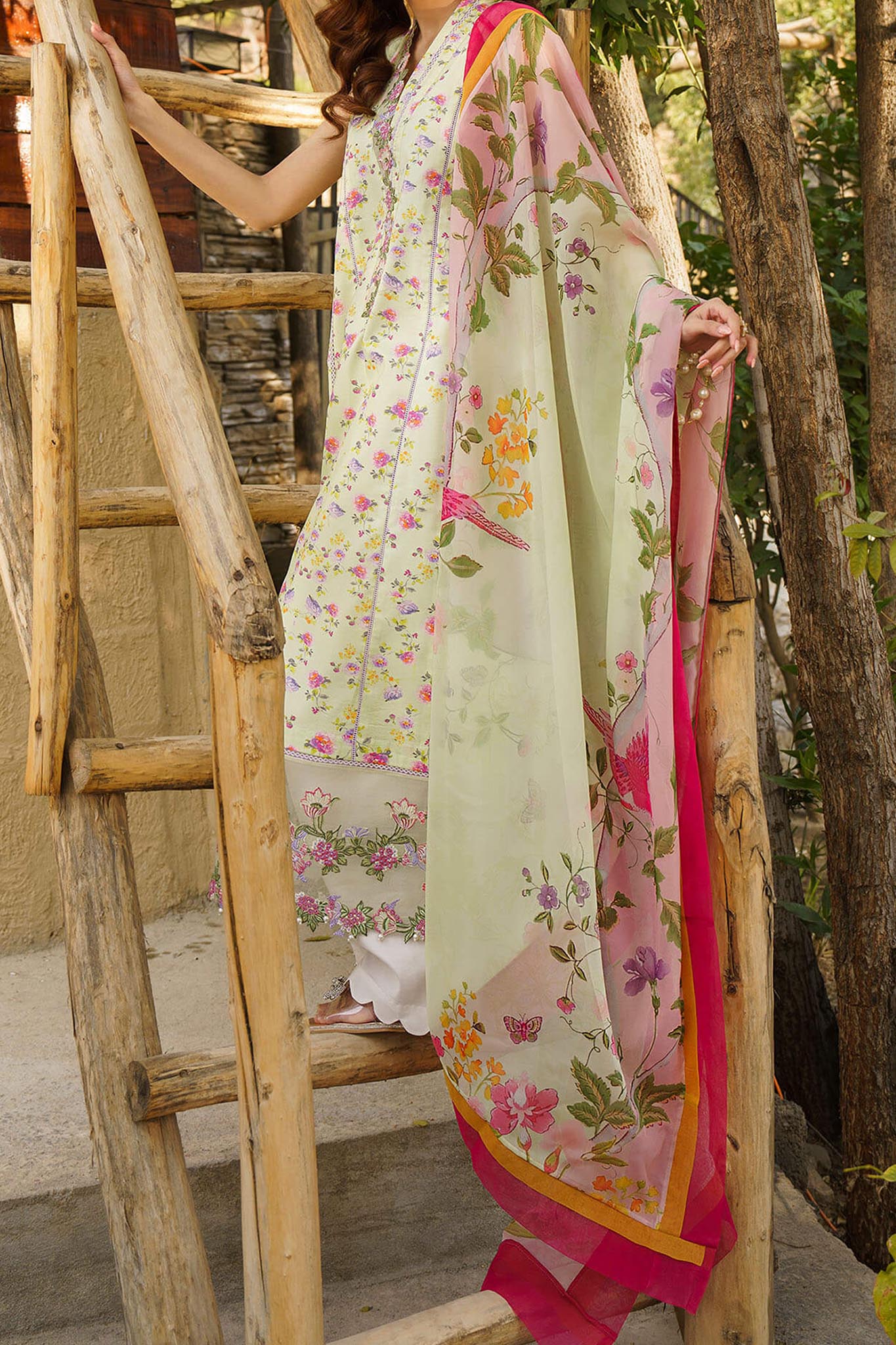 Meraki by Asifa N Nabeel Unstitched 3 Piece Lawn Collection'2024-Chints