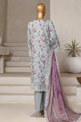 Amyrah By Sada Bahar Stitched 3 Piece Emb Festive Vol-02 Suit-CKD-1039-Grey