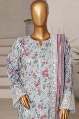 Amyrah By Sada Bahar Stitched 3 Piece Emb Festive Vol-02 Suit-CKD-1039-Grey