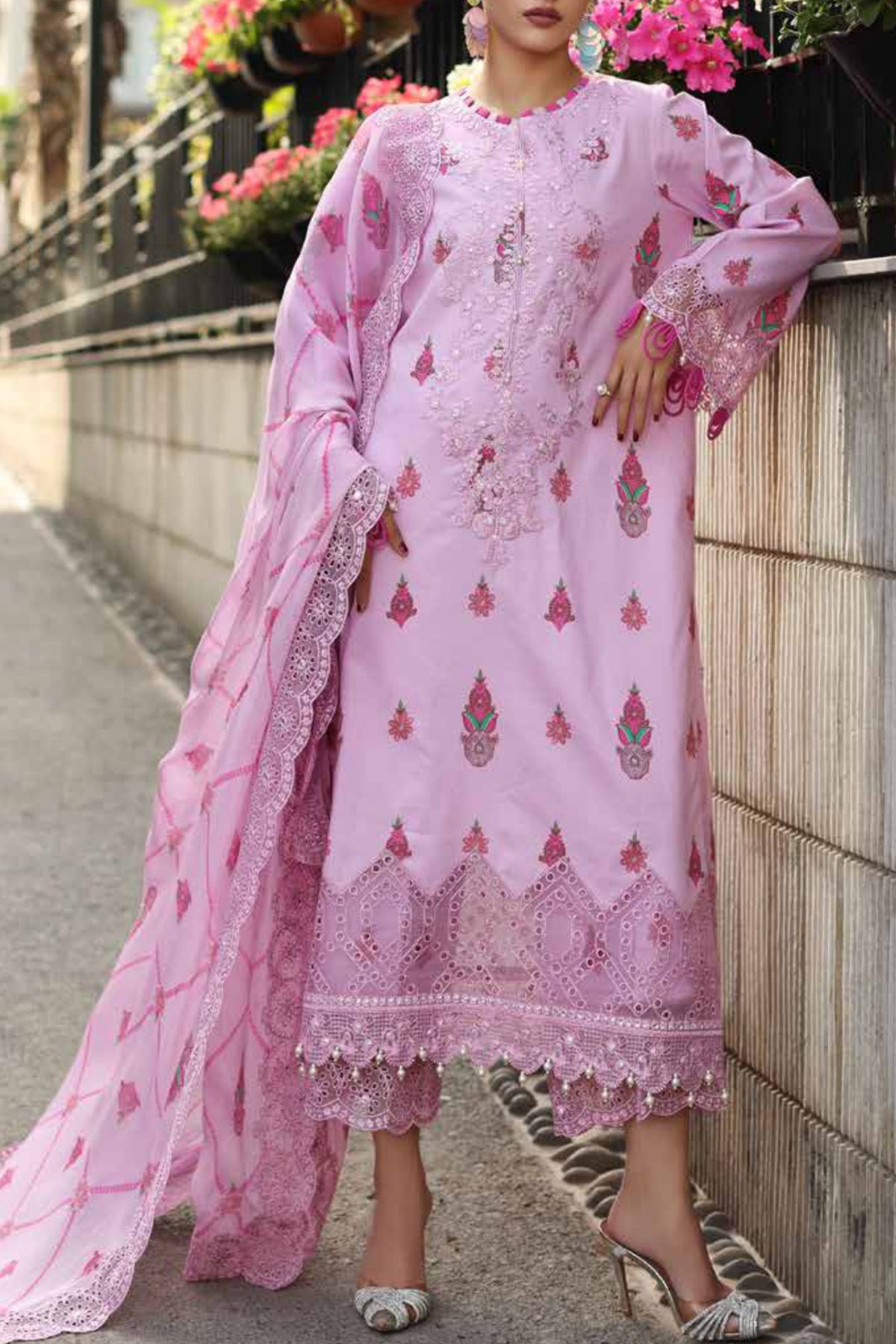 Rang-e-Bahar By Charizma Unstitched 3 Piece Spring Summer Emb Lawn Vol-02 Collection'2024-CRB4-09