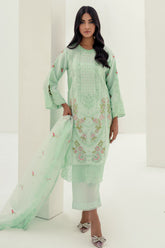 Kesariya By Guzel Stitched 3 Piece Festive Formals Suit-D-02