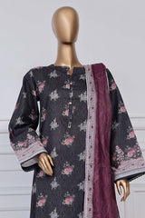 Sada Bahar Stitched 3 Piece Printed Lawn Vol-02 Suit-PR-9515-Black