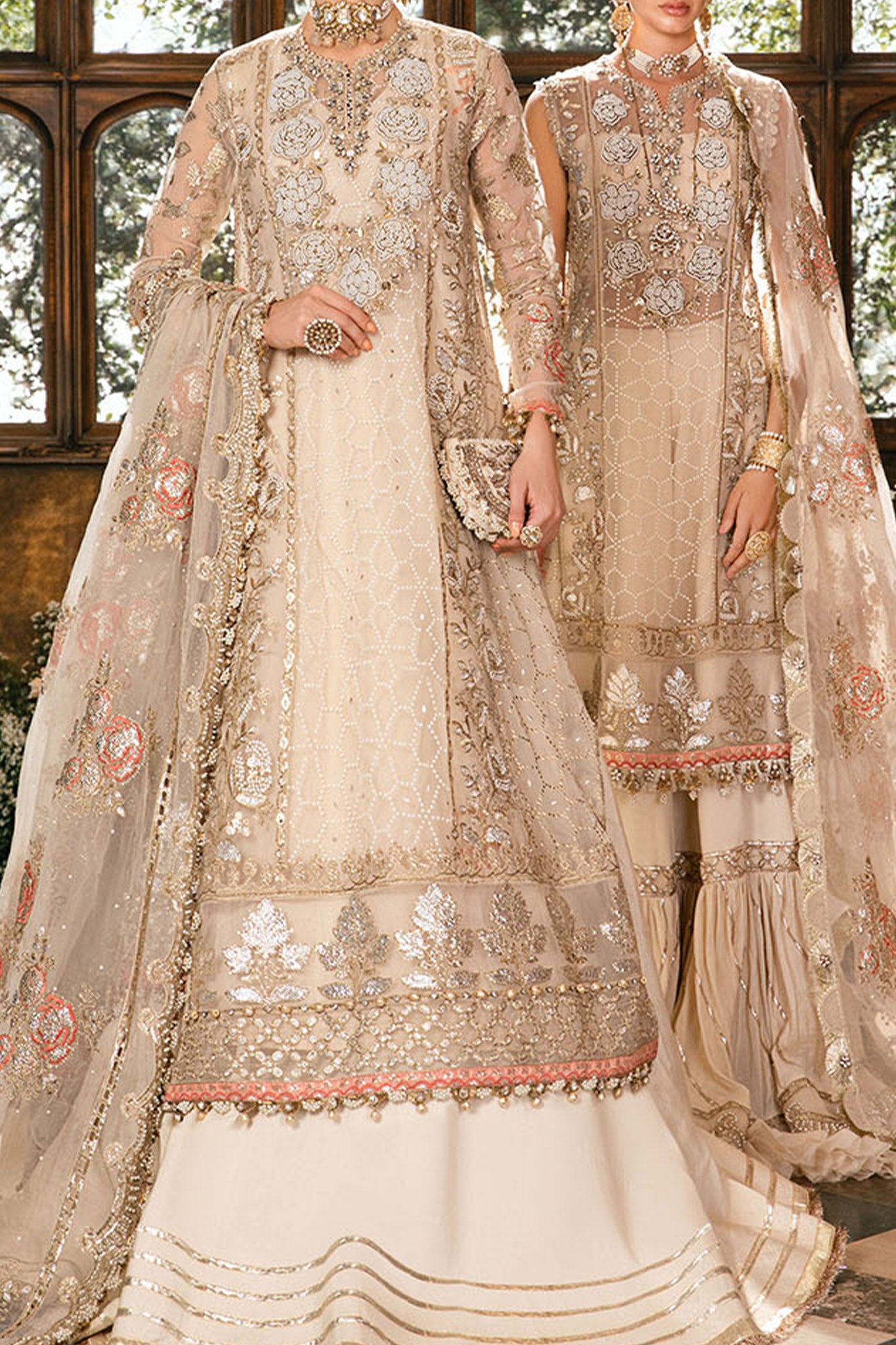 Mbroidered By Maria B Unstitched 3 Piece Luxury Formals Eid Edition Collection'2024-BD-2805