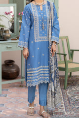 Adan's Libas Lawn By Zia Unstitched 3 Piece Emb Lawn Collection'2024-D-09