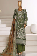 Signature By Sada Bahar Stitched 3 Piece Festive Vol-01 Suit-D-7730 GREEN