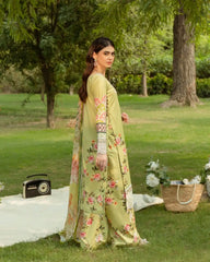 Gul Bahar By Inara Stitched 3 Piece Summer Suit-CAMELLIA DR-10