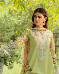 Gul Bahar By Inara Stitched 3 Piece Summer Suit-CAMELLIA DR-10