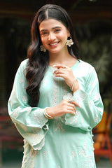 Tng By MD Stitched Bahar Collection-Baharaan (AquaMarin)