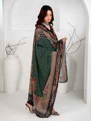 Tng By Md-Aajizi Odhni | Emerald Green