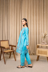 Zoya Zafar Stitched 2 Piece Cotton Suit-DASTOOR