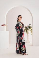 Feathers Unstitched 3 Piece Digital Printed Lawn Summer Suit-COLZORA-FT711