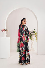 Feathers Unstitched 3 Piece Digital Printed Lawn Summer Suit-COLZORA-FT711