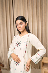 Zoya Zafar Stitched 2 Piece Cotton Suit-Aabroo