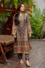 Tng By Md Stitched Baag Collection-Miraas | 2 Piece | Printed | Olive