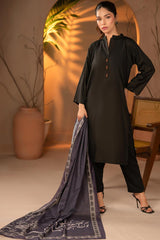 Tng By Md Odhni Collection-Gehrai Odhni Black