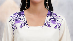 Premier Essence By Neesh Stitched Co Ords Summer Suit-Fondent - 2 Piece