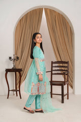Khayat Stitched 3 Piece Festive Formals Suit-Aquira