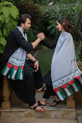Tng By Md Stole Collection-Palestine Stole