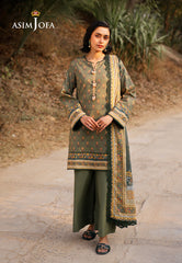 Asim Jofa Prints Unstitched Drop 1 Ajuub-15 Printed Lawn 3 Pcs