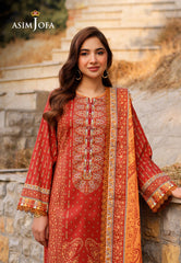 Asim Jofa Designers Limited Edition Pret Ajuub-20 Printed Lawn Stitched 3 Pcs