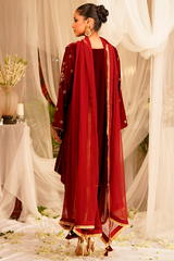 Bagh-E-Makhmal By Zaaviay Stitched Velvet Zenia (Three Piece)