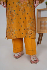 Aayra Stitched 3 Piece Emb Lawn Suit-LL007SP1-MUSTARD