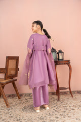 Khayat Stitched 3 Piece Festive Formals Suit-Lilac