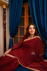 Omal By Komal Stitched 3 Piece Formals Suit-RAQEEB