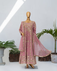 Saira Sultana Stitched Wedding Formals Suit-Mahira-T Pink